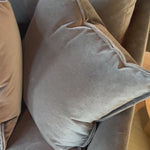 Known for its signature Verellen comfort, the Thibaut is an Amethyst bestseller.Crisply upholstered in a charcoal cotton velvet. Amethyst Home provides interior design, new home construction design consulting, vintage area rugs, and lighting in the Los Angeles metro area.