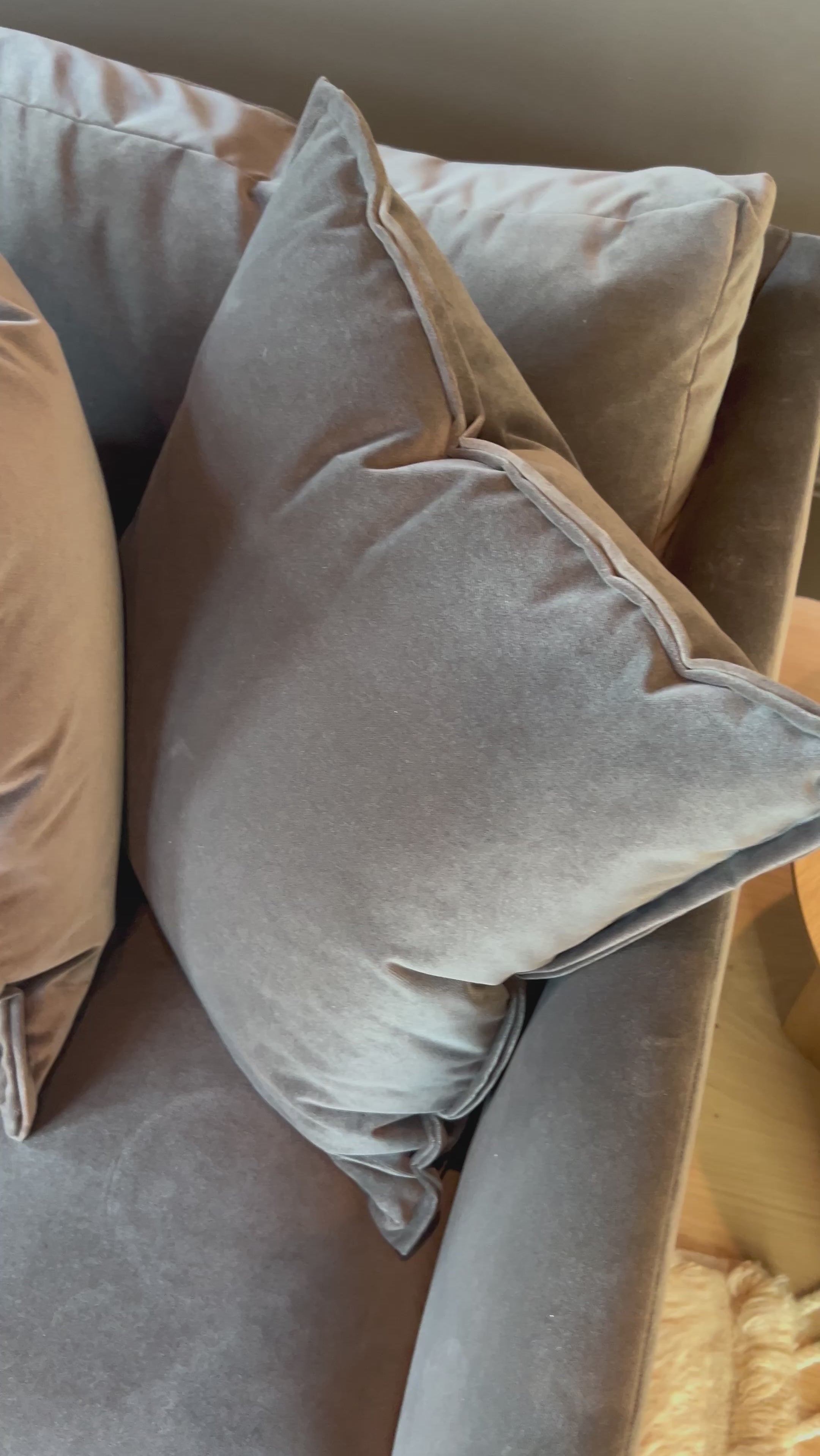 Known for its signature Verellen comfort, the Thibaut is an Amethyst bestseller.Crisply upholstered in a charcoal cotton velvet. Amethyst Home provides interior design, new home construction design consulting, vintage area rugs, and lighting in the Los Angeles metro area.