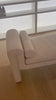 Trendy folded sides complement a comfortable bench-style seat of soft, cream-colored upholstery exclusive to Four Hands. Performance fabrics are specially created to withstand spills, stains, high traffic and wear, ensuring long-term comfort and unmatched durability. Amethyst Home provides interior design, new home construction design consulting, vintage area rugs, and lighting in the Winter Garden metro area.