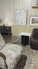 Modern meets vintage on a 360-degree swivel. Designed with comfort in mind, this armless sofa style is upholstered in a vintage-like top-grain leather with lustrous highs and lows. Blind tufting and subtly flared sides offer a seating style truly made for lounging.Overall Dimensions: 106"W x 35"L x 32"H Amethyst Home provides interior design, new home construction design consulting, vintage area rugs, and lighting in the Kansas City metro area.