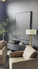 Raised between Ethiopia, Malawi, Togo and South Africa, the now-Austinite's rich upbringing can be sensed in her culture-rich works. A moody canvas is accented with warm swaths of paint. Framed within black maple for a gallery-quality look. Handmade in Austin, Texas. Amethyst Home provides interior design, new home construction design consulting, vintage area rugs, and lighting in the Nashville metro area.