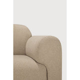 Bulky Almond Semi Circle Right Sofa Set