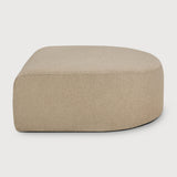 Bulky Almond Semi-Circle Footstool | shipping 7/13/2026