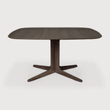 Corto Square Brown Oak Dining Table | ready to ship!