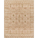 Featuring Tulu Hand-Knotted Rug by Surya at Amethyst Home. Introduce an element of timeless elegance to your home with our Tulu Traditional Handmade Rug. Made in India, this rug boasts a meticulously hand-knotted construction that is plush yet low pile, making it perfect for high-traffic areas in your home. Constructed from 100% wool, this rug offers both comf.  Amethyst Home provides interior design, new home construction design consulting, vintage area rugs, and lighting in the Tampa metro area.
