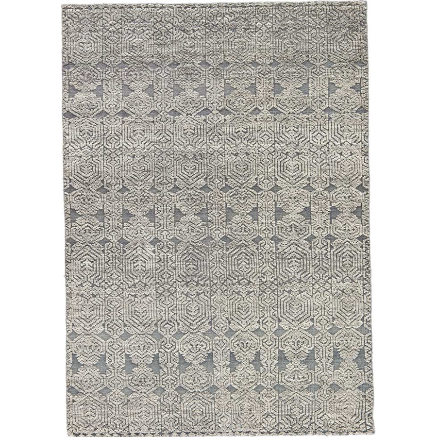Reign Steel Grey/Grey Morn Hand-Knotted Rug
