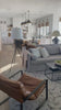 A romantic swooped arm and a super cozy bench style cushion makes the Dalia Sofa by Cisco Brothers one of our favorites!  Photographed in Molino White 100% cotton and Brevard Natural.  All pieces are priced with a feather cloud package unless otherwise noted.   Overall Size: 90"w x 40"d x 33"h Seat Space: 84"w x 32"d x 20"h Seat Height: 20"h