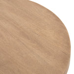 The thick pedestal legs inspired by modern European design makes the Mesa Light Brushed Round Coffee Table a stunning choice.   Size: 38"w x 38"d x 16"h Materials: Solid Parawood, Solid Parawood