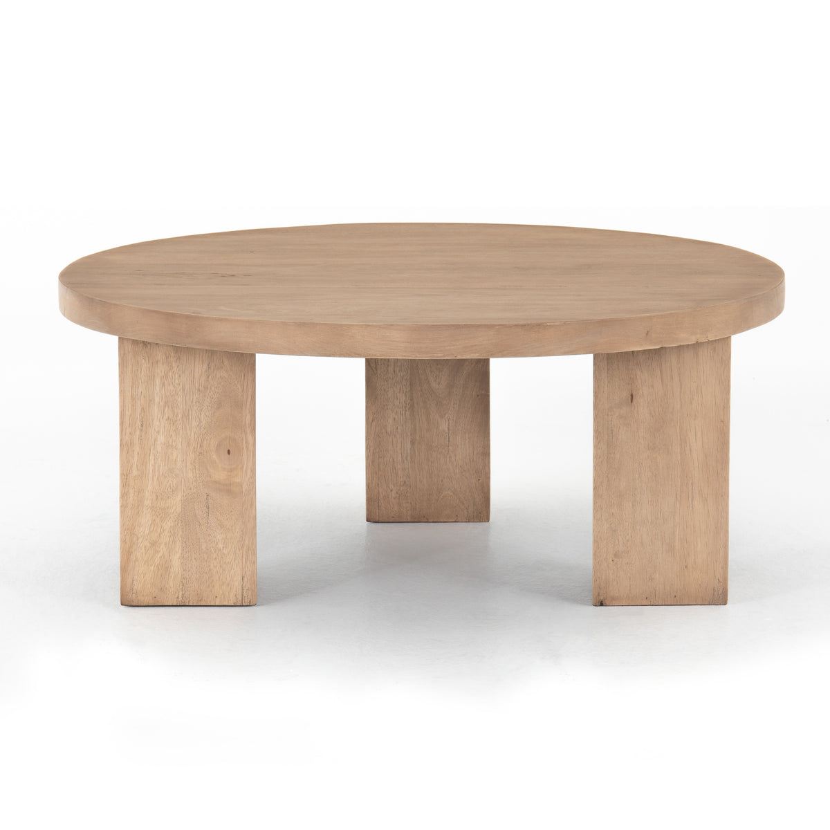 Mesa Round Coffee Table - Light Brushed | ready to ship!