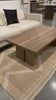 We love the rustic look of this Erie Coffee Table. Dark-smoked oak forms clean, structured lines, crafting the finest of coffee tables.   Overall Dimensions: 51.00"w x 27.50"d x 17.50"h