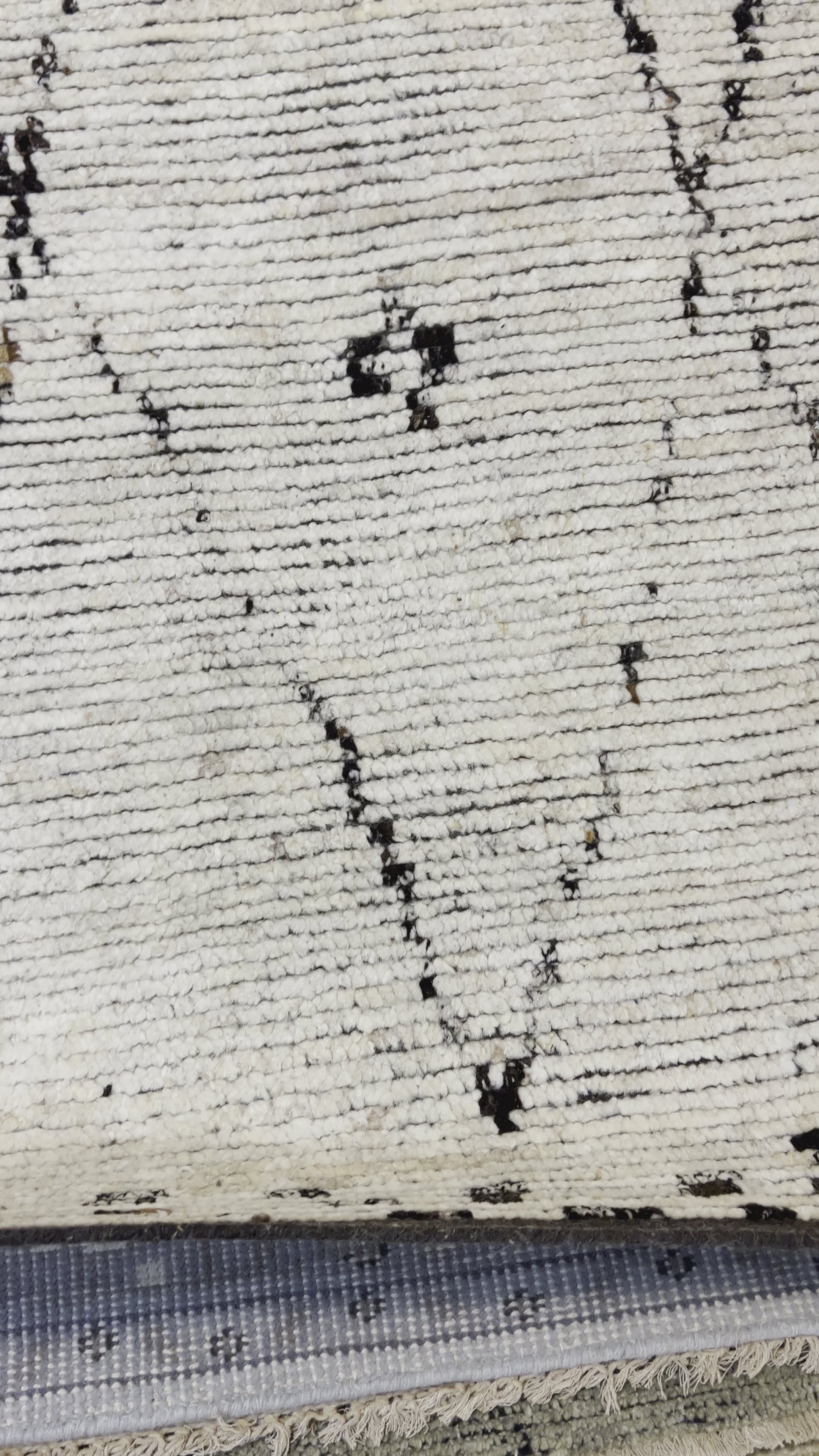 Load video: Khyber Natural / Mocha Hand-Knotted Rug