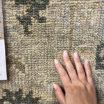 The Helena Sky / Ash HEL-05 rug from Loloi is hand-knotted of 100% wool, refined, yet versatile for any home. The Helena rug combines weathered tones and worldly patterns for a beautiful grounding element in any room. Amethyst Home provides interior design, new construction, custom furniture, and rugs for the Omaha and Lincoln metro area.