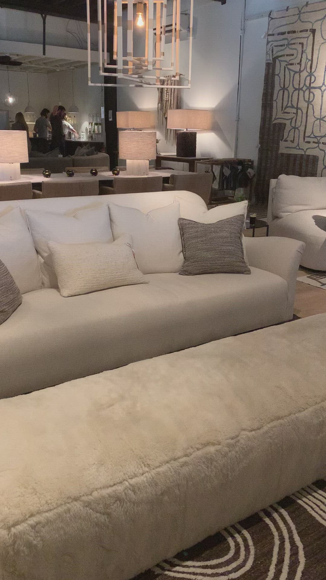 Charlotte XL in Domasa - Natural Fabric 