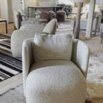 The Verellen Hudson Swivel Club Chair has arrived! Extended shelter arms on a swivel base and an accent feature in the back, Hudson attracts with elegant shapes and extreme comfort. It comes standard with: Amethyst Home provides interior design, new home construction design consulting, vintage area rugs, and lighting in the Salt Lake City metro area.