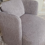 The Verellen Hudson Swivel Club Chair has arrived! Extended shelter arms on a swivel base and an accent feature in the back, Hudson attracts with elegant shapes and extreme comfort. It comes standard with: Amethyst Home provides interior design, new home construction design consulting, vintage area rugs, and lighting in the Alpharetta metro area.