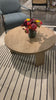 The thick pedestal legs inspired by modern European design makes the Mesa Light Brushed Round Coffee Table a stunning choice.   Overall Dimensions: 38.00"w x 38.00"d x 16.00"h