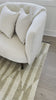 This curvy, Italian-inspired Luna Chaise exudes attitude. This features exclusive performance-grade ivory boucle in a striking, sultry S shape. Dual pillows for a fine finishing touch for any bedroom, office, or living room. Amethyst Home provides interior design, new home construction design consulting, vintage area rugs, and lighting in the Winter Garden metro area.