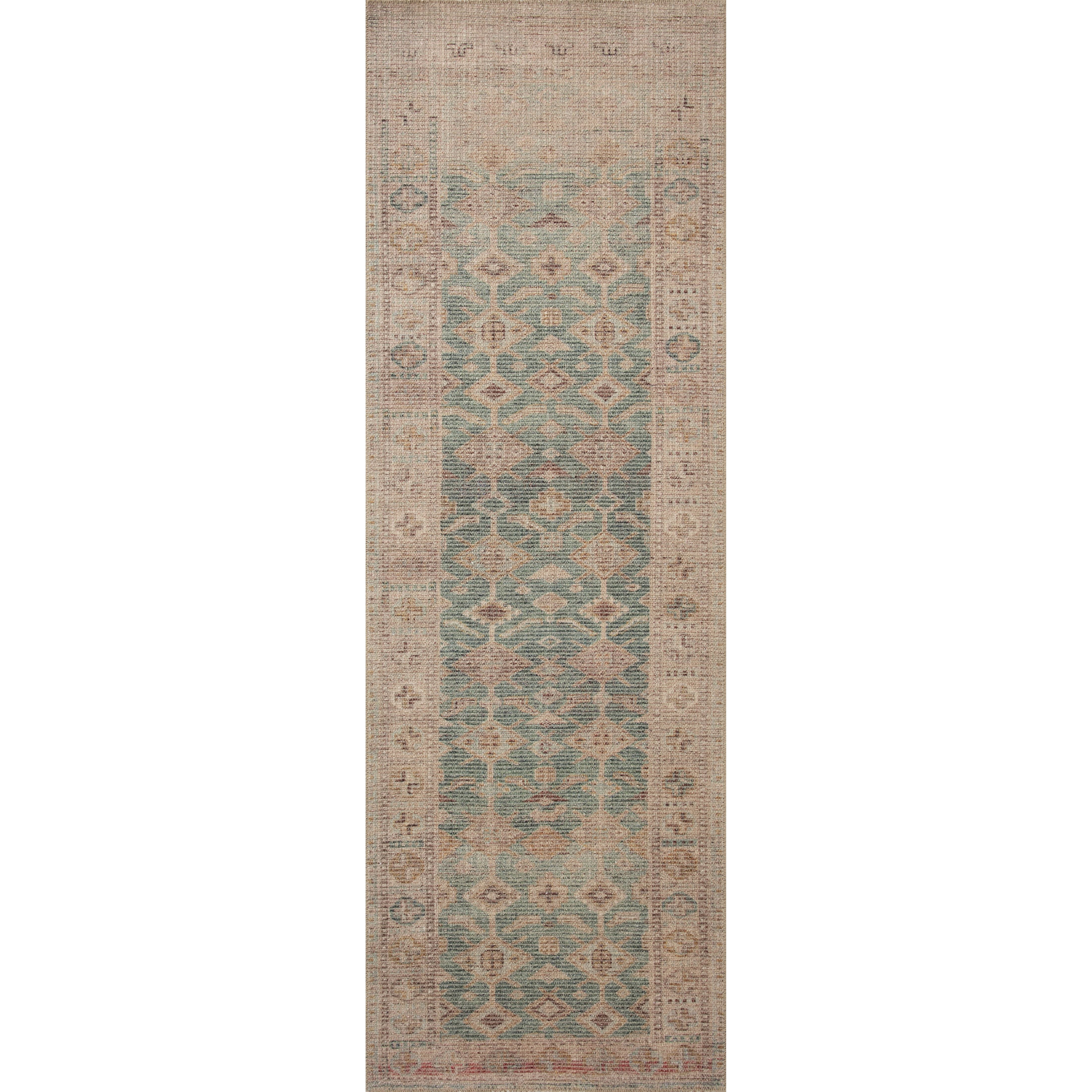 Featuring Angela Rose x Loloi Aubrey Aqua / Sand Rug by Loloi at Amethyst Home. The Angela Rose x Loloi Aubrey Aqua / Sand rug is the vintage-inspired area rug that makes visitors do double takes. The distressed pattern is printed with uncanny precision, while the ombre-fading and warm palette create an inviting, lived-in look. This is an incredibly versatile rug for busy living rooms, bedro. Amethyst Home provides interior design services, furniture, rugs, and lighting in the New York metro area.