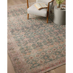 Featuring Angela Rose x Loloi Aubrey Aqua / Sand Rug by Loloi at Amethyst Home. The Angela Rose x Loloi Aubrey Aqua / Sand rug is the vintage-inspired area rug that makes visitors do double takes. The distressed pattern is printed with uncanny precision, while the ombre-fading and warm palette create an inviting, lived-in look. This is an incredibly versatile rug for busy living rooms, bed. Amethyst Home provides interior design services, furniture, rugs, and lighting in the Scottsdale metro area.