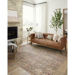 The Angela Rose x Loloi Aubrey Navy / Multi rug is the vintage-inspired area rug that makes visitors do double takes. The distressed pattern is printed with uncanny precision, while the ombre-fading and warm palette create an inviting, lived-in look. Amethyst favorite! Amethyst Home provides interior design services, furniture, rugs, and lighting in the Omaha metro area.