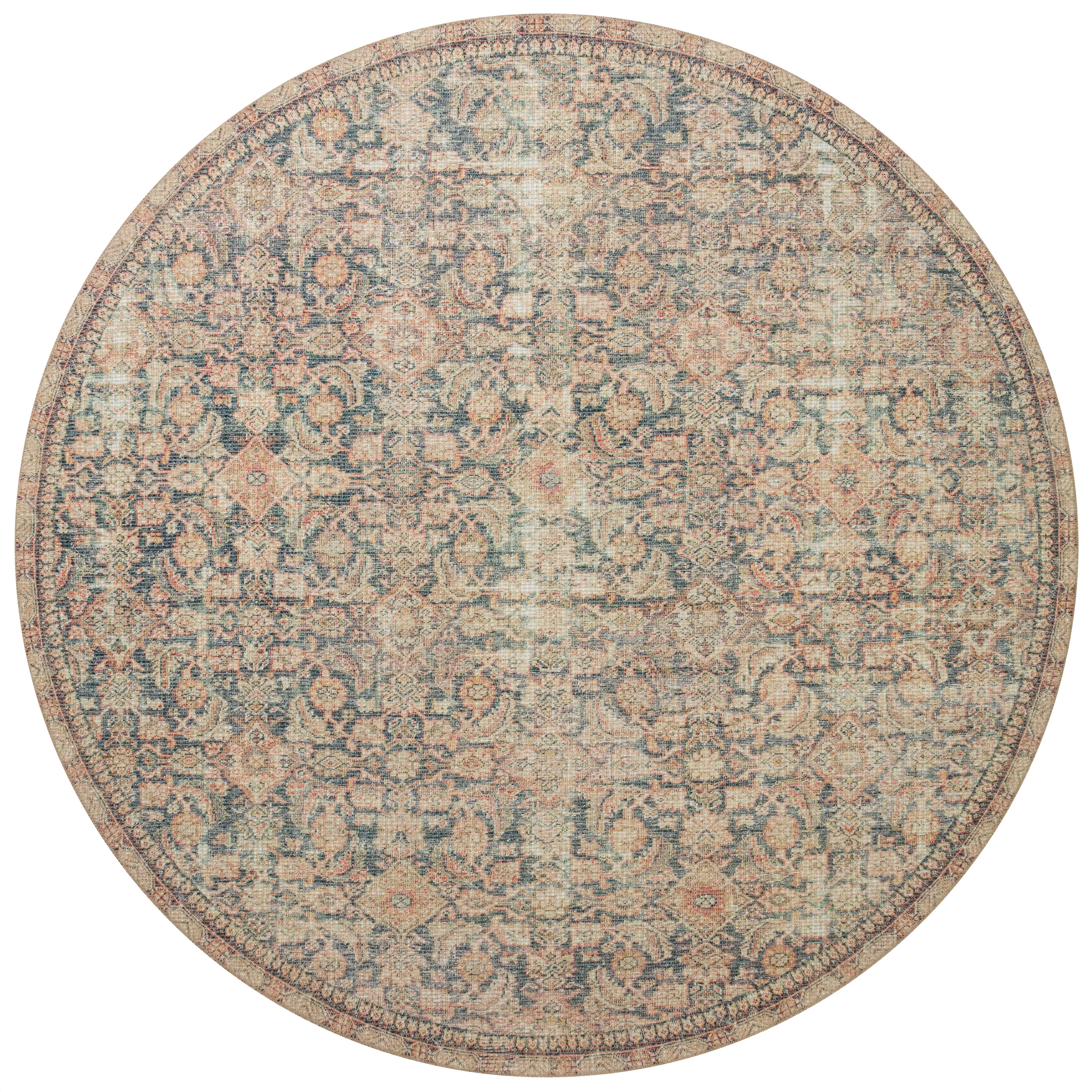 The Angela Rose x Loloi Aubrey Navy / Multi rug is the vintage-inspired area rug that makes visitors do double takes. The distressed pattern is printed with uncanny precision, while the ombre-fading and warm palette create an inviting, lived-in look. Amethyst favorite! Amethyst Home provides interior design services, furniture, rugs, and lighting in the Winter Garden metro area.