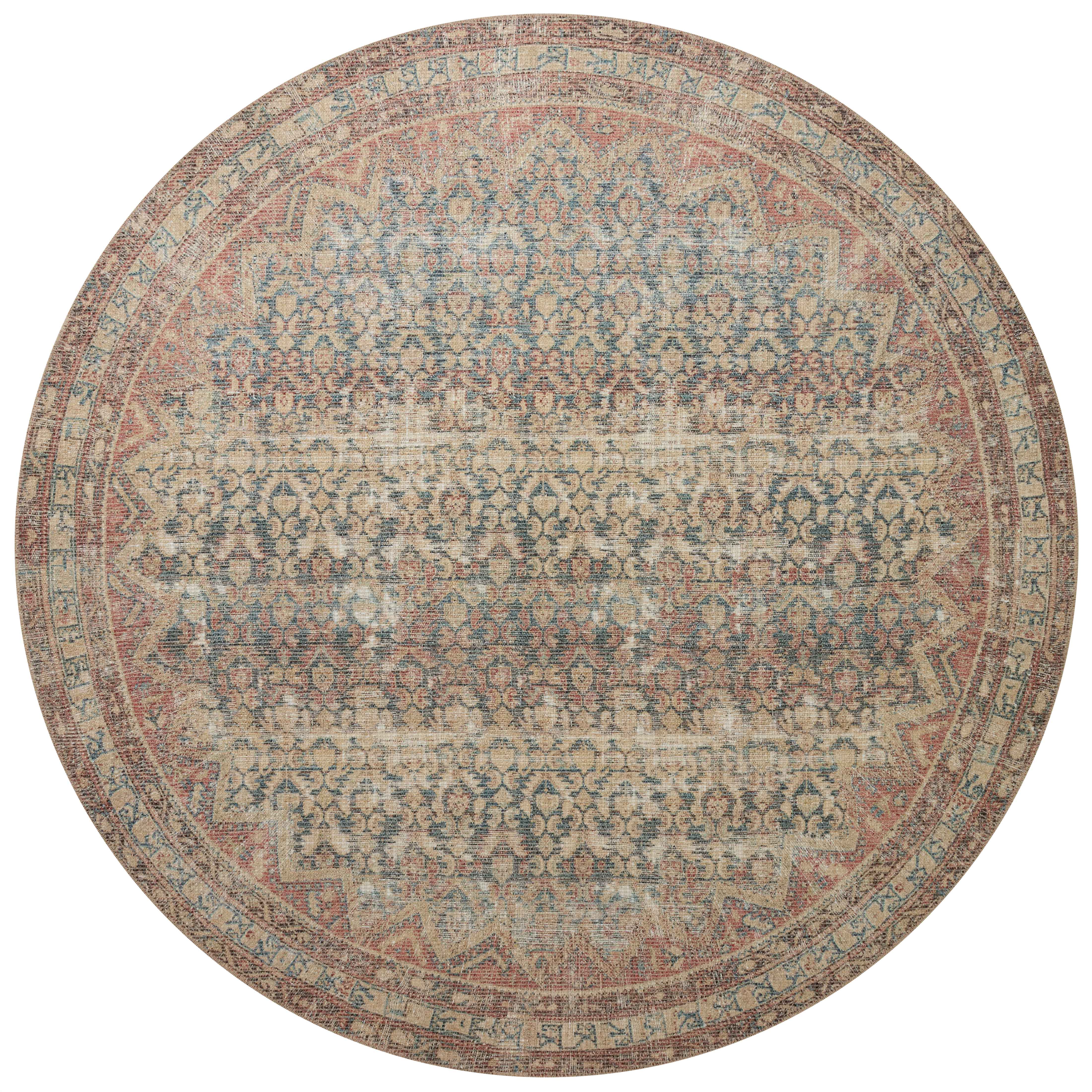 The Angela Rose x Loloi Aubrey AUB-03 Ocean / Spice rug is the vintage-inspired area rug that makes visitors do double takes. The distressed pattern is printed with uncanny precision, while the ombre-fading and warm palette create an inviting, lived-in look. Amethyst favorite! Amethyst Home provides interior design services, furniture, rugs, and lighting in the Calabasas metro area.