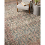 The Angela Rose x Loloi Aubrey AUB-03 Ocean / Spice rug is the vintage-inspired area rug that makes visitors do double takes. The distressed pattern is printed with uncanny precision, while the ombre-fading and warm palette create an inviting, lived-in look. Amethyst favorite! Amethyst Home provides interior design services, furniture, rugs, and lighting in the Denver metro area.