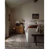 Featuring Amber Lewis x Loloi Georgie Moss / Bark Rug by Loloi at Amethyst Home. Inspired by interior designer Amber Lewis' penchant for vintage rugs, the Georgie Moss / Bark rug features a printed construction with incredible durability, color saturation, and no shedding. The rug's low, flat pile is designed for easy vacuuming and feels smooth underfoot. Georgie also carries the Oek. Amethyst Home provides interior design, new construction, custom furniture, and area rugs in the Tampa metro area.