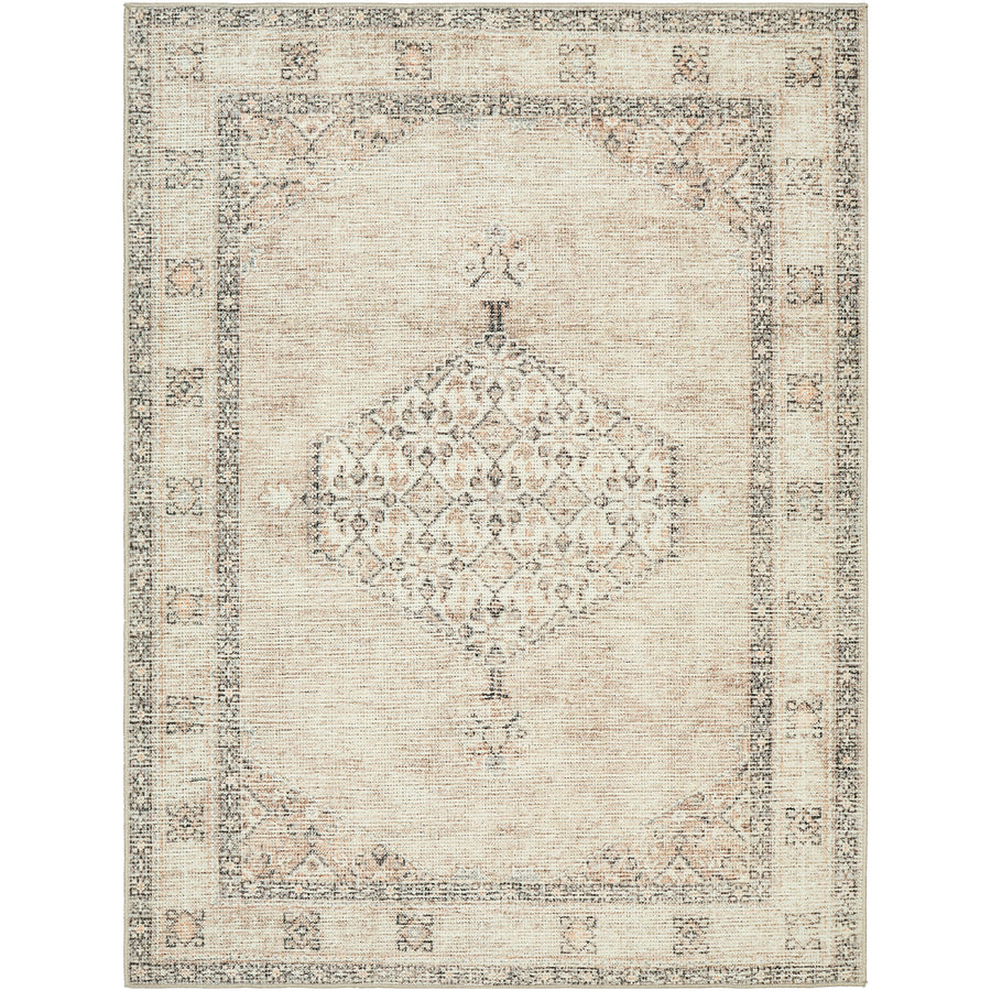 Becki Owens x Surya Lila Brown Medallion Area Rug