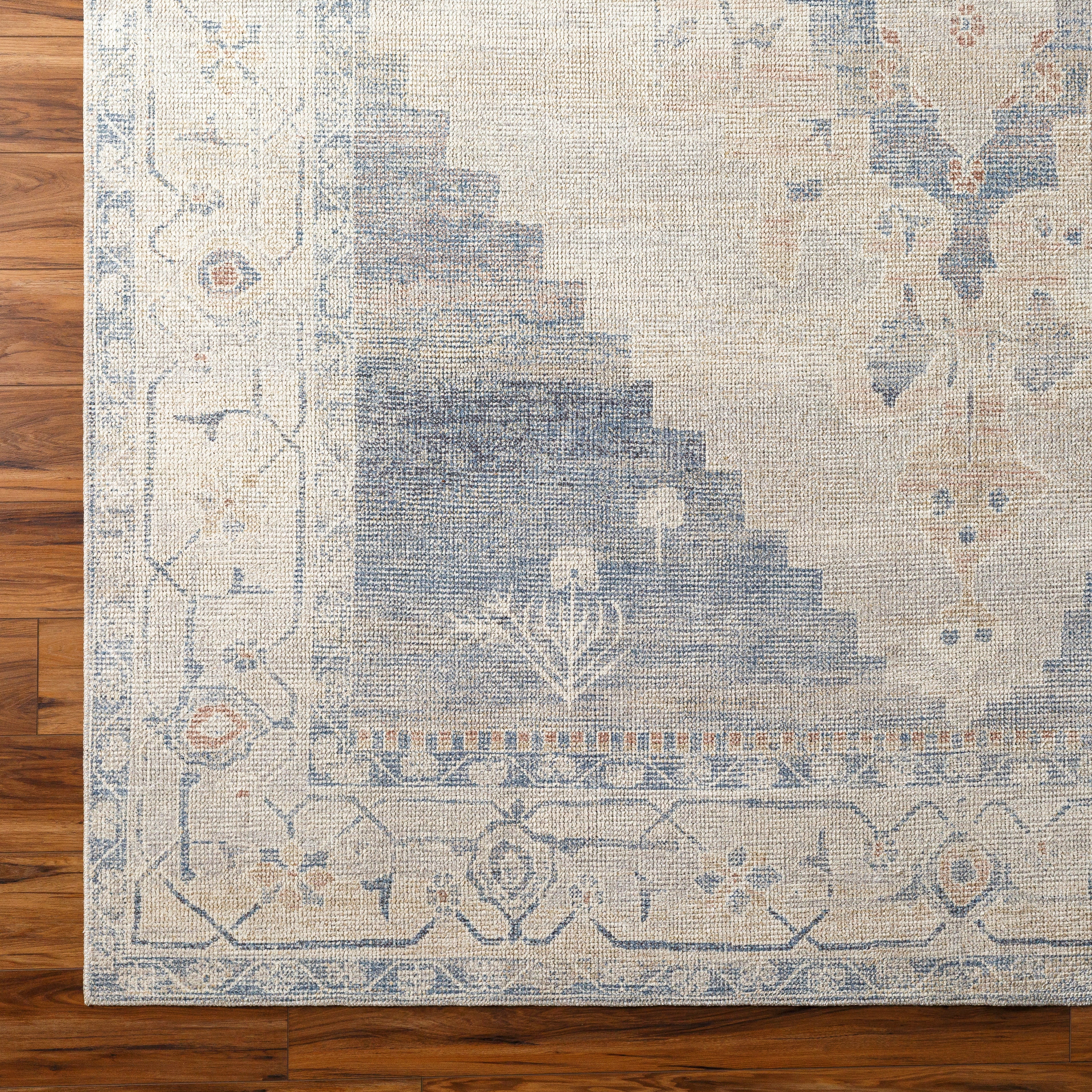 The Luca Pewter Medallion Rug from Becki Owens x Surya is a vintage inspired collection full of rich design and subtle versatile colors that will bring a curated and collected feel to any room. Amethyst Home provides interior design, new construction, custom furniture, and area rugs in the Dallas metro area.