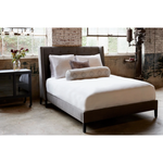 Featuring Francesca Upholstered Bed by Cisco Brothers at Amethyst Home. Elevate your sleep situation with this Francesca Upholstered Bed by Cisco Home. With a tall back and exposed wood legs, this will complete the look for any bedroom!
Queen Dimensions: 70"w x 54"h x 90"dSide Rails: 14"Slat Height: 7.5"Footboard: 14"Mattress Space: 62"w x 81"dBox Spring:.  Amethyst Home provides interior design, new home construction design consulting, vintage area rugs, and lighting in the Des Moines metro area.