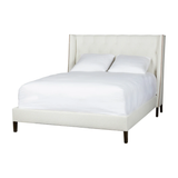 Featuring Francesca Upholstered Bed by Cisco Brothers at Amethyst Home. Elevate your sleep situation with this Francesca Upholstered Bed by Cisco Home. With a tall back and exposed wood legs, this will complete the look for any bedroom!
Queen Dimensions: 70"w x 54"h x 90"dSide Rails: 14"Slat Height: 7.5"Footboard: 14"Mattress Space: 62"w x 81"dBox Spring: Yes
.  Amethyst Home provides interior design, new home construction design consulting, vintage area rugs, and lighting in the Tampa metro area.