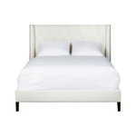 Featuring Francesca Upholstered Bed by Cisco Brothers at Amethyst Home. Elevate your sleep situation with this Francesca Upholstered Bed by Cisco Home. With a tall back and exposed wood legs, this will complete the look for any bedroom!
Queen Dimensions: 70"w x 54"h x 90"dSide Rails: 14"Slat Height: 7.5"Footboard: 14"Mattress Space: 62"w x 81"dBox Spring: Yes
.  Amethyst Home provides interior design, new home construction design consulting, vintage area rugs, and lighting in the Miami metro area.