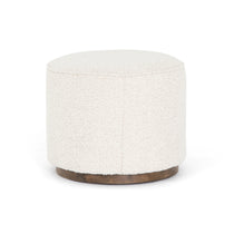 Featuring Sinclair Round Ottoman - Knoll Natural by Four Hands at Amethyst Home. This round ottoman of textural cream boucle can be placed just about anywhere, bringing with it a hip retro vibe.
Overall Dimensions: 22"W x 22"L x 18.50"HColors: Distressed Natural, Knoll NaturalMaterials: Solid Parawood, 95% Pl, 5% PcFabric: PerformanceWeight: 13.23 lbVolum.  Amethyst Home provides interior design, new home construction design consulting, vintage area rugs, and lighting in the Alpharetta metro area.