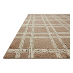 Featuring Carrier & Company x Loloi Milton Taupe / Ivory Rug by Loloi at Amethyst Home. Carrier & Company x Loloi Milton Taupe / Ivory Rug uses a banding detail to express the rich and plush pile. The addition of jute to the wool and cotton rugs creates a luxurious density that can be both seen and felt. As a simple border detail, a graphic plaid, or an over.  Amethyst Home provides interior design, new home construction design consulting, vintage area rugs, and lighting in the Houston metro area.