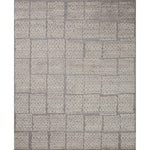 Featuring Carrier & Company x Loloi Moore Grey / Dove Hand-Knotted Rug by Loloi at Amethyst Home. The Moore Collection for Carrier and Company x Loloi is a sophisticated area rug with a subtle interplay of higher, lighter tone pile above a deeper-toned base pile. Abstract geometric patterns in airy, neutral palettes create a sense of freshness and textur.  Amethyst Home provides interior design, new home construction design consulting, vintage area rugs, and lighting in the Kansas City metro area.