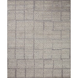 Featuring Carrier & Company x Loloi Moore Grey / Dove Hand-Knotted Rug by Loloi at Amethyst Home. The Moore Collection for Carrier and Company x Loloi is a sophisticated area rug with a subtle interplay of higher, lighter tone pile above a deeper-toned base pile. Abstract geometric patterns in airy, neutral palettes create a sense of freshness and textur.  Amethyst Home provides interior design, new home construction design consulting, vintage area rugs, and lighting in the Kansas City metro area.