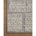 Featuring Carrier & Company x Loloi Moore Grey / Dove Hand-Knotted Rug by Loloi at Amethyst Home. The Moore Collection for Carrier and Company x Loloi is a sophisticated area rug with a subtle interplay of higher, lighter tone pile above a deeper-toned base pile. Abstract geometric patterns in airy, neutral palettes create a sense of freshness and textur.  Amethyst Home provides interior design, new home construction design consulting, vintage area rugs, and lighting in the Kansas City metro area.