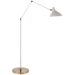 Featuring Charlton Floor Lamp by Visual Comfort at Amethyst Home. The Charlton Floor Lamp by Visual Comfort has a three points of movement and is the perfect lamp for your desk, living room, or other area needing extra lighting. 
Designer: AERIN
Height: 51" - 63"Width: 12"Extension: 42"Base: 12" RoundSocket: E26 Keyless w/ Floor SwitchWattage: 60 AWeight: 26 l.  Amethyst Home provides interior design, new home construction design consulting, vintage area rugs, and lighting in the Tampa metro area.