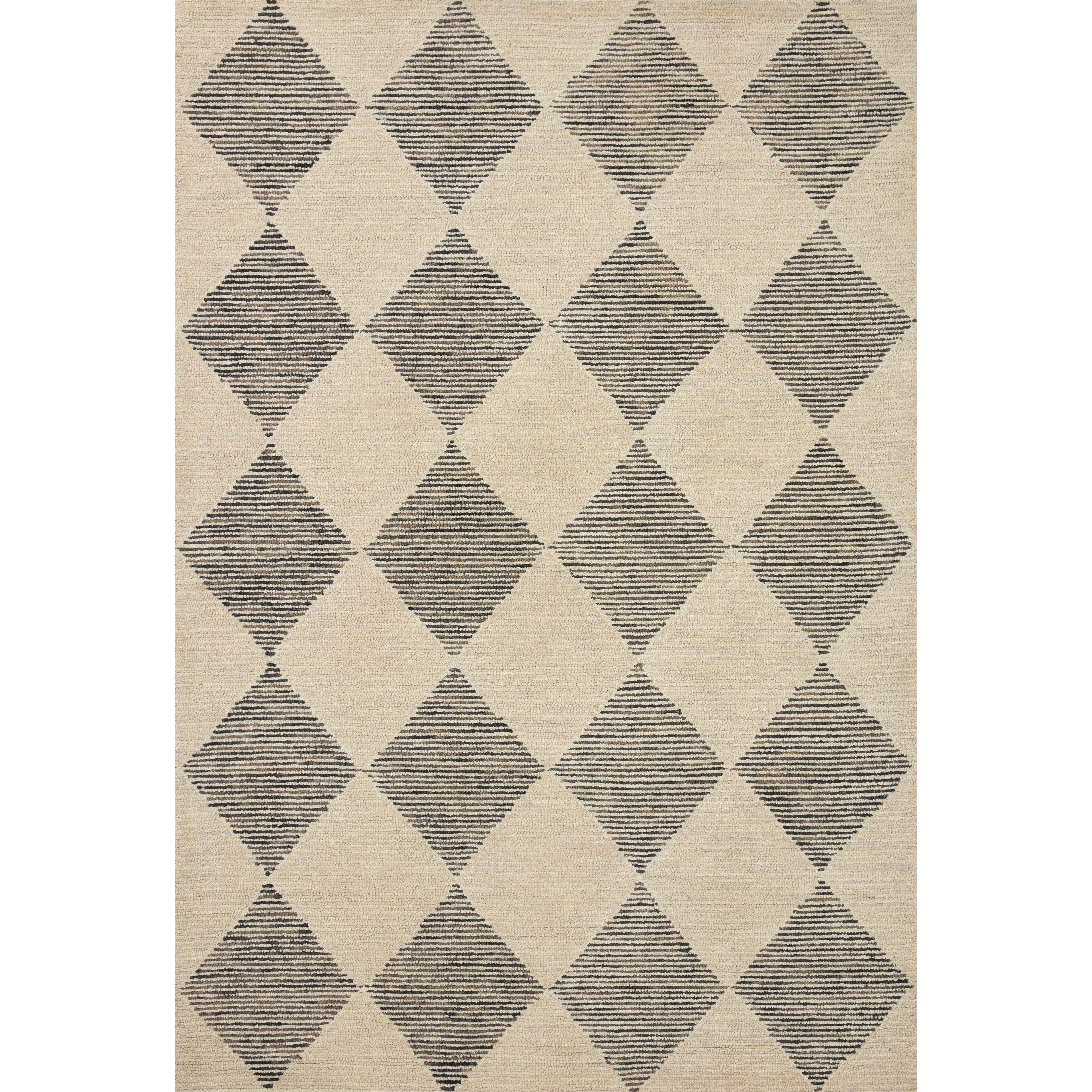 Balancing a matte wool look with a bit of sheen — the Chris Loves Julia x Loloi Francis FRA-01 CJ Beige / Charcoal rug is a beautiful ode to Julia Marcum’s signature tile work. Perfectly neutral — this rug mixes old traditions with fresh modern sensibility. Amethyst Home provides interior design services, furniture, rugs, and lighting in the Kansas City metro area.