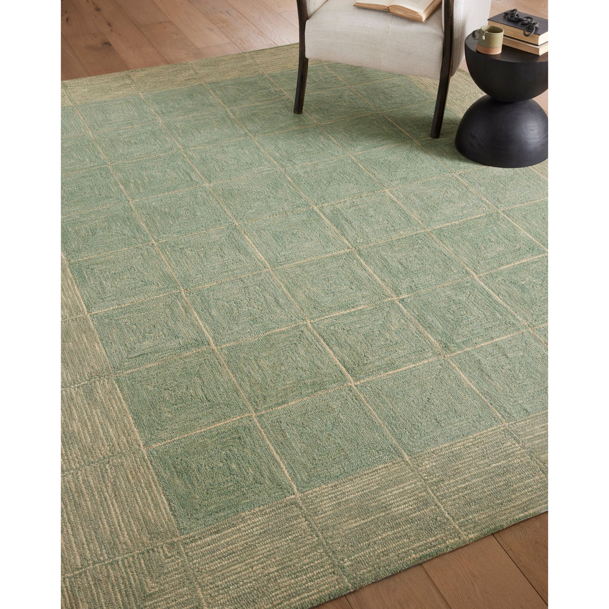 Green is the vibe. Think mural wallpaper and velvety fabrics — we can’t wait to see where you use this Francis FRA-02 CJ Green / Natural rug! Amethyst Home provides interior design services, furniture, rugs, and lighting in the Denver metro area.