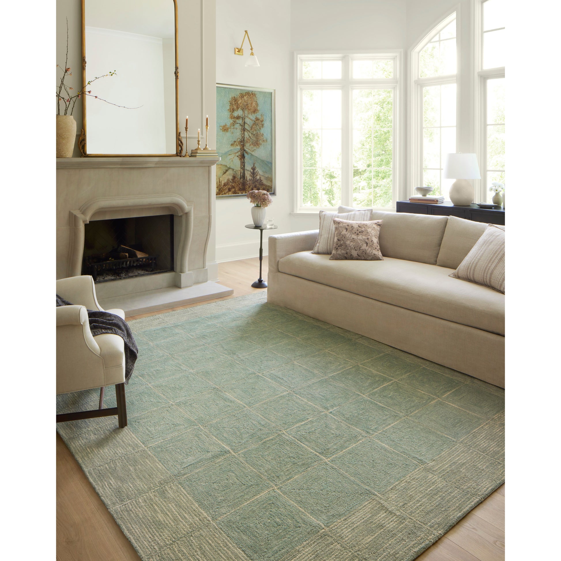 Green is the vibe. Think mural wallpaper and velvety fabrics — we can’t wait to see where you use this Francis FRA-02 CJ Green / Natural rug! Amethyst Home provides interior design services, furniture, rugs, and lighting in the Tulsa metro area.
