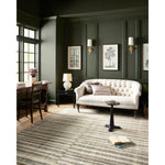 Blending vintage + modern, the Humphrey Natural / Moss rug looks beautiful with dark toned woods, moody walls, and heirloom pieces. Made of a dreamy cloud-pile texture that mimics the soft pile of a sheepskin, it's an Amethyst favorite! Amethyst favorite! Amethyst Home provides interior design services, furniture, rugs, and lighting in the Salt Lake City metro area.