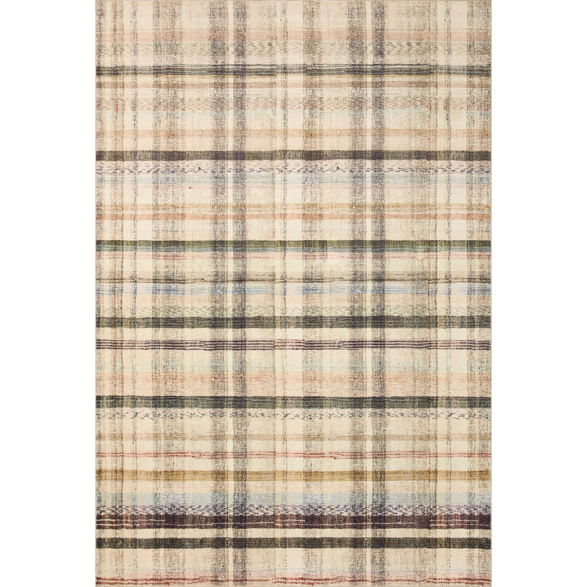 Chris Loves Julia x Loloi Humphrey Ivory / Multi Rug