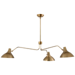 Charlton Large Triple Arm Chandelier is a sleek and elegant chandelier that will hypnotize its audience. You will become mesmerized as the intricately fashioned chandelier coils and bends in golden spirals; weaving itself elaborately within the sharp polished lines of the hexagonal silhouette. Th graceful pattern of the metal detailing compliments the painted wood component of this piece. Amethyst Home provides interior design services, furniture, rugs, and lighting in the Monterey metro area.