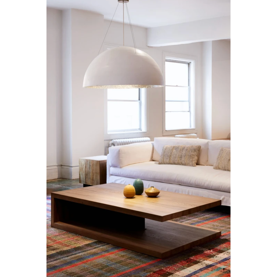 The Allister 101" Sofa by Cisco Brothers is chic and dreamy. The chunky pillows are so much fun with this silhouette. This sofa is photographed in Molino White. 