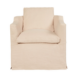 Featuring Havana Chair by Cisco Brothers at Amethyst Home. We love the casual, coastal look of this Havana Chair by Cisco Brothers. Pair to complete the look in any living room or office area. Shown in slipcover Brevard Rose. 
Dimensions: 32"w x 28"h x 32"dSeat Height: 18"Seat Space: 22"w x 17"d.  Amethyst Home provides interior design, new home construction design consulting, vintage area rugs, and lighting in the Nashville metro area.