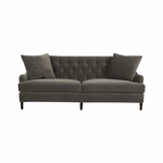 Featuring Henderson Upholstered 96" Sofa by Cisco Brothers at Amethyst Home. This romantic Henderson Upholstered Sofa Family by Cisco Brothers anchors your space with classic style elegantly appointed in this collection. The Henderson is a true style sophisticate with a button-tufted back and graceful curves. The Dimitri legs complete the look with bea. Amethyst Home provides interior design, new home construction design consulting, vintage area rugs, and lighting in the Salt Lake City metro area.