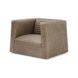 Bench-crafted with a sustainably harvested hardwood frame in Verellen's North Carolina atelier, our Clemence Sofa Family comes with the following:  • Foam and Fiber Seat Construction • Tight Seat • Tight Back with Springs • Double Needle • Quilted Detail Only Available in Leather • Upholstered only • Knife Edge Toss • Tapered Arm Pillows • Sits on Glides • Available as a Sectional Without Quilting Only