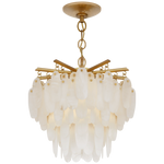 Featuring Cora Medium Semi-Flush Mount by Visual Comfort at Amethyst Home. This Cora Medium Semi-Flush Mount from Visual Comfort is art in the form of lighting with its antique-burnished brass finish and hanging alabaster pieces. Sure to be an absolute head-turner in any entryway, living room, or other large area.
Overall Dimensions: 18.75" L x 18.75" .  Amethyst Home provides interior design, new home construction design consulting, vintage area rugs, and lighting in the Winter Garden metro area.